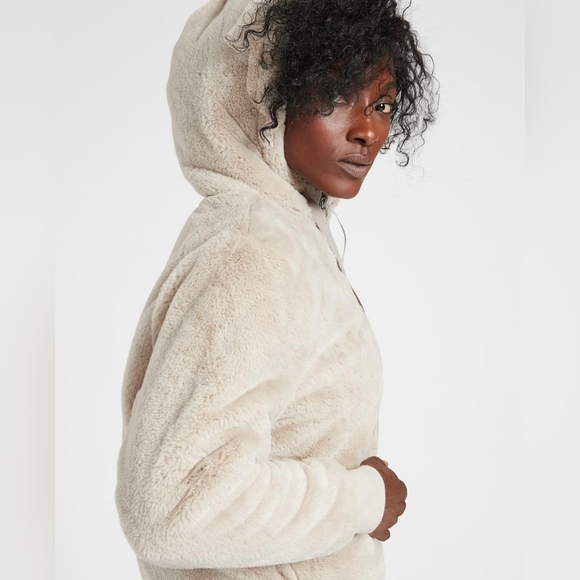 Athleta Jackets & Blazers - Athleta Ritual Fur Jacket Womens Size Medium